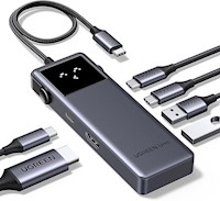 UGREEN Hub USB-C 6 en 1 con HDMI 4K 60Hz y Puertos USB-A/C - 35998